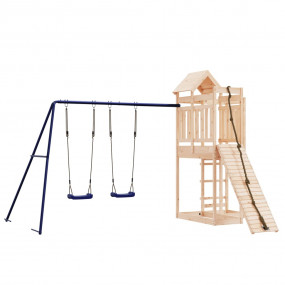 Outdoor Play-set Pine Solid Pine Wood Large Durable