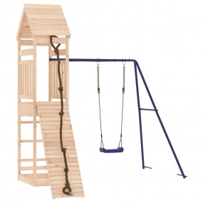 Outdoor Play-set Natural Pine Solid pine wood and Polyp...