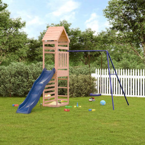 Outdoor Play-set Natural Wood Solid Douglas Fir wood La...