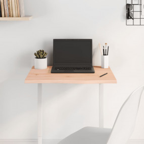 Table Top Medium brown Solid oak wood 23.6 x 15.7 in Du...