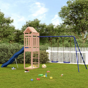Outdoor Play-set Wooden, Blue Solid Douglas wood, Polyp...
