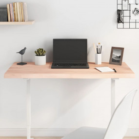 Table Top Medium brown Solid oak wood 39.4 in x 23.6 in...