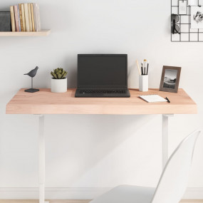 Table Top Medium brown Solid oak wood 39.4 x 23.6 in Du...
