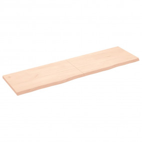Table Top Medium Brown Solid Oak Wood (Untreated) Large...
