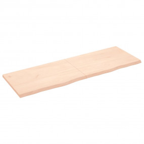 Table Top Medium brown Solid oak wood 70.9 x 23.6 x 1.6...