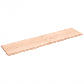 Table Top Medium brown Solid oak wood 86.6x19.7in Folda...
