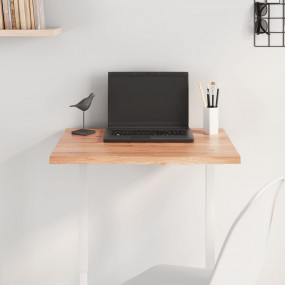 Table Top Light brown Solid oak wood 23.6x19.7 in Hardw...
