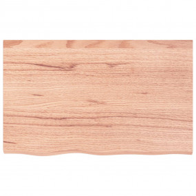 Table Top Light brown Solid oak wood 31.5 x 19.7 x 0.8 ...