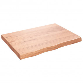 Table Top Light brown Solid oak wood 31.5x23.6 in