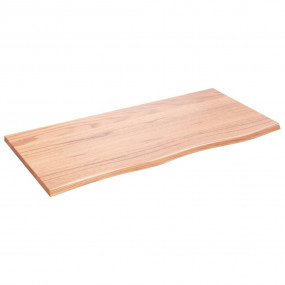 Table Top Light brown Solid oak wood 39.4 x 19.7 x 0.8 ...