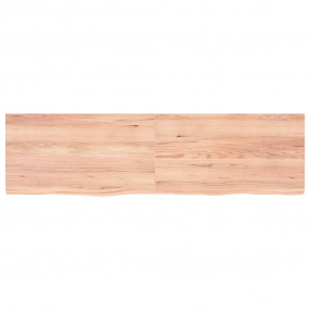 Table Top Light brown Solid oak wood 70.9 x 19.7 in Fol...