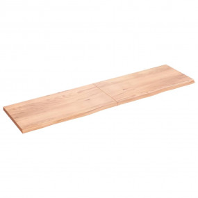 Table Top Light brown Solid oak wood 78.7 x 19.7 in Col...