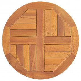 Table Top Natural Teak Fine sanded teak hardwood 19.7 i...