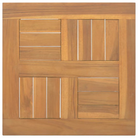 Table Top Teak Solid teak wood 15.7 x 15.7 x 1.0 in Dur...