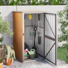Tool Shed Brown Galvanized steel Large Garden Tool Shed