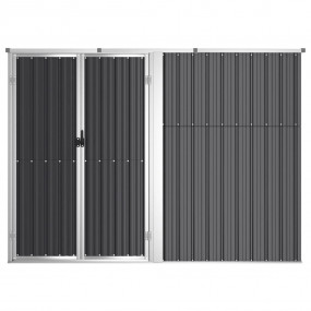 Tool Shed Anthracite Galvanized steel, metal Large  Dur...