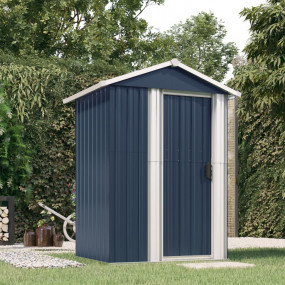 Garden Shed Anthracite Galvanized Steel Medium Garden S...