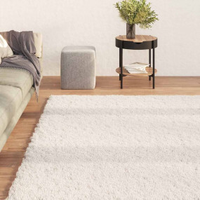 Rug Cream 100% Polyester 63"x90.6" Foldable Rug Rectang...