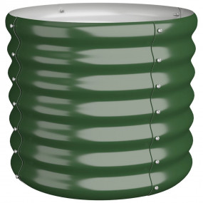 Garden Planter Green Powder-coated steel Medium Durable