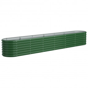 Garden Raised Bed Green Powder-coated steel Large Durab...