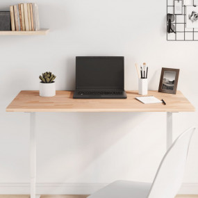 Table Top Natural Beech Solid Beech Wood 39.4 x 19.7 x ...