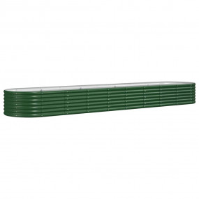 Garden Raised Bed Green Powder-coated steel