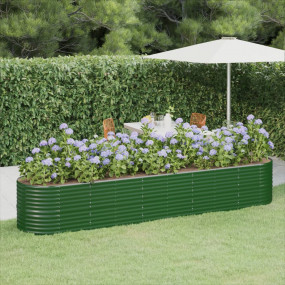 Garden Raised Bed Green Powder-coated steel Extra Large...