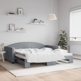 Daybed With Trundle Light grey