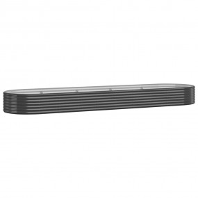 Garden Raised Bed Anthracite Powder-coated steel