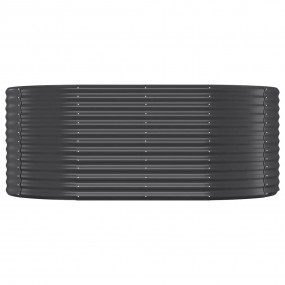 Garden Raised Bed Anthracite Powder-coated steel Large