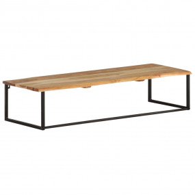 Peg Brown Solid Acacia Wood, Powder-Coated Iron 39.4x13...