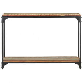Console Table Multicolored Solid Reclaimed Wood, Powder...