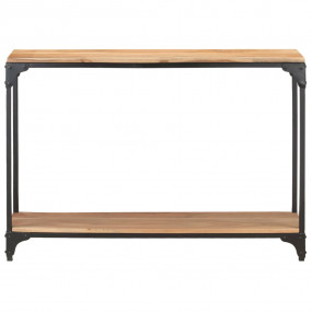 Console Table Natural wood and black