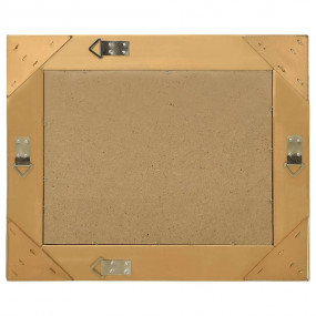 Wall Mirror Gold Wood, glass, engineered wood 19.7 x 15...