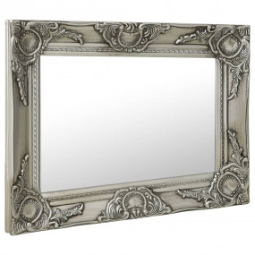 Wall Mirror Silver Wood, glass, engineered wood 19.7 x ...