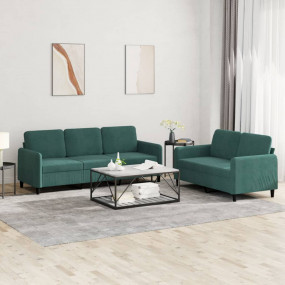 Sofa Set Dark green