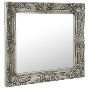 Wall Mirror Silver Wood, glass, and engineered wood