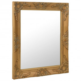 Wall Mirror Gold Wood, glass, engineered wood 19.7 x 23...