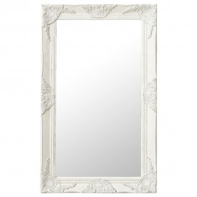 Wall Mirror White Wood, glass, engineered wood 19.7 x 3...