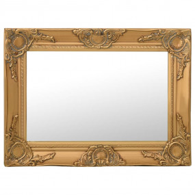 Wall Mirror Gold Wood, glass, engineered wood 23.6 in x...