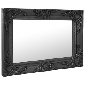 Wall Mirror Black Wood, glass, engineered wood 23.6 x 1...