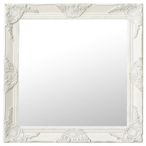 Wall Mirror White Wood, glass, engineered wood 23.6 x 2...