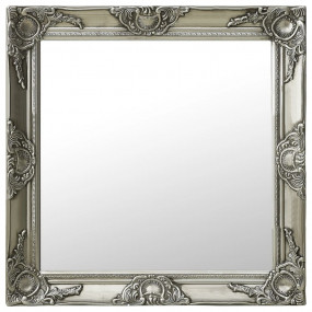 Wall Mirror Silver Wood, glass, engineered wood 23.6 x ...