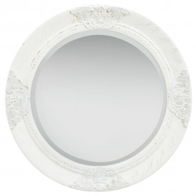 Wall Mirror White Wood, glass, and engineered wood Medi...