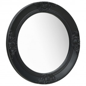 Wall Mirror Black Wood, glass, engineered wood Medium