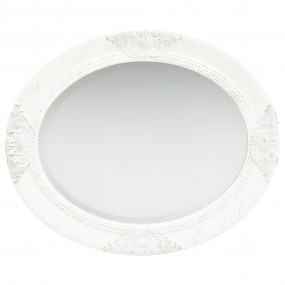 Wall Mirror White Wood, glass, engineered wood 19.7 x 2...