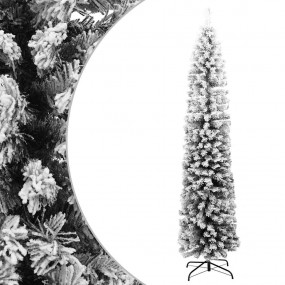 Artificial Christmas Tree Green with flocked white snow...