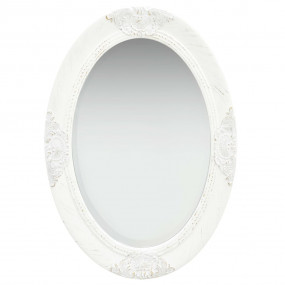 Wall Mirror White Wood, glass, engineered wood 19.7 x 2...