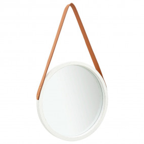 Wall Mirror White and brown