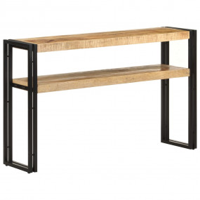 Console Table Natural wood and black